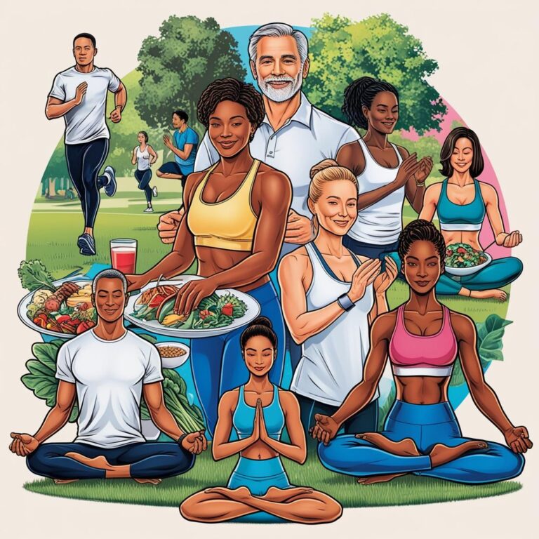 leading a healthy lifestyle