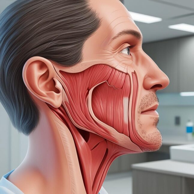 receding chin